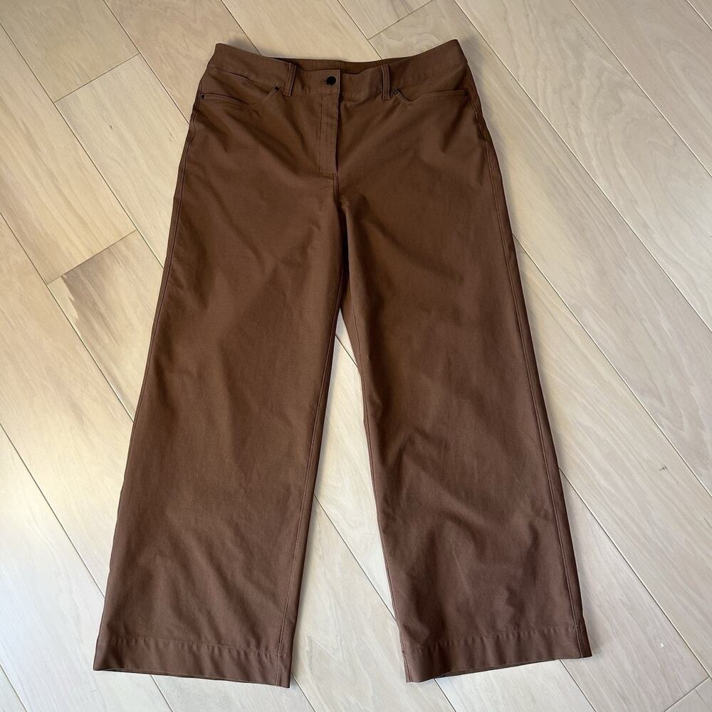 Lululemon City Sleek 5 Pocket Wide Leg Pant Brown Women’s 33